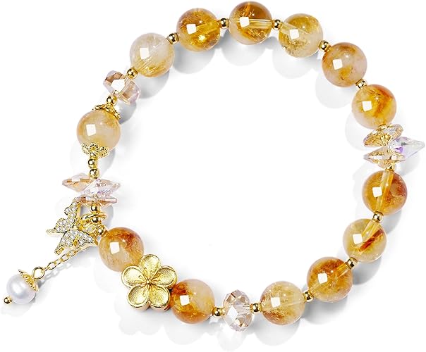 18k Gold Plated Handmade Yellow Tower Bracelet-Necklace