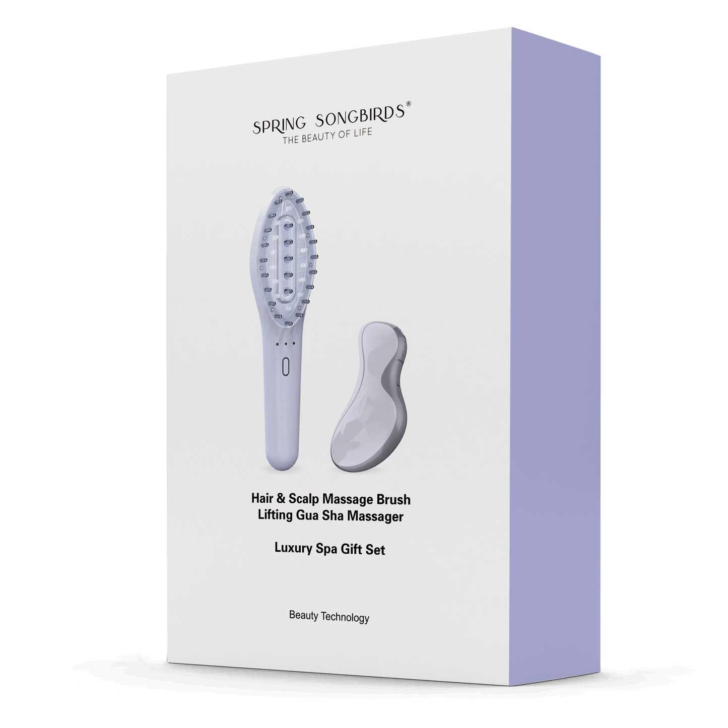 Red Light Massage Comb for Haircare | Electric Face & Body Guasha for Skincare