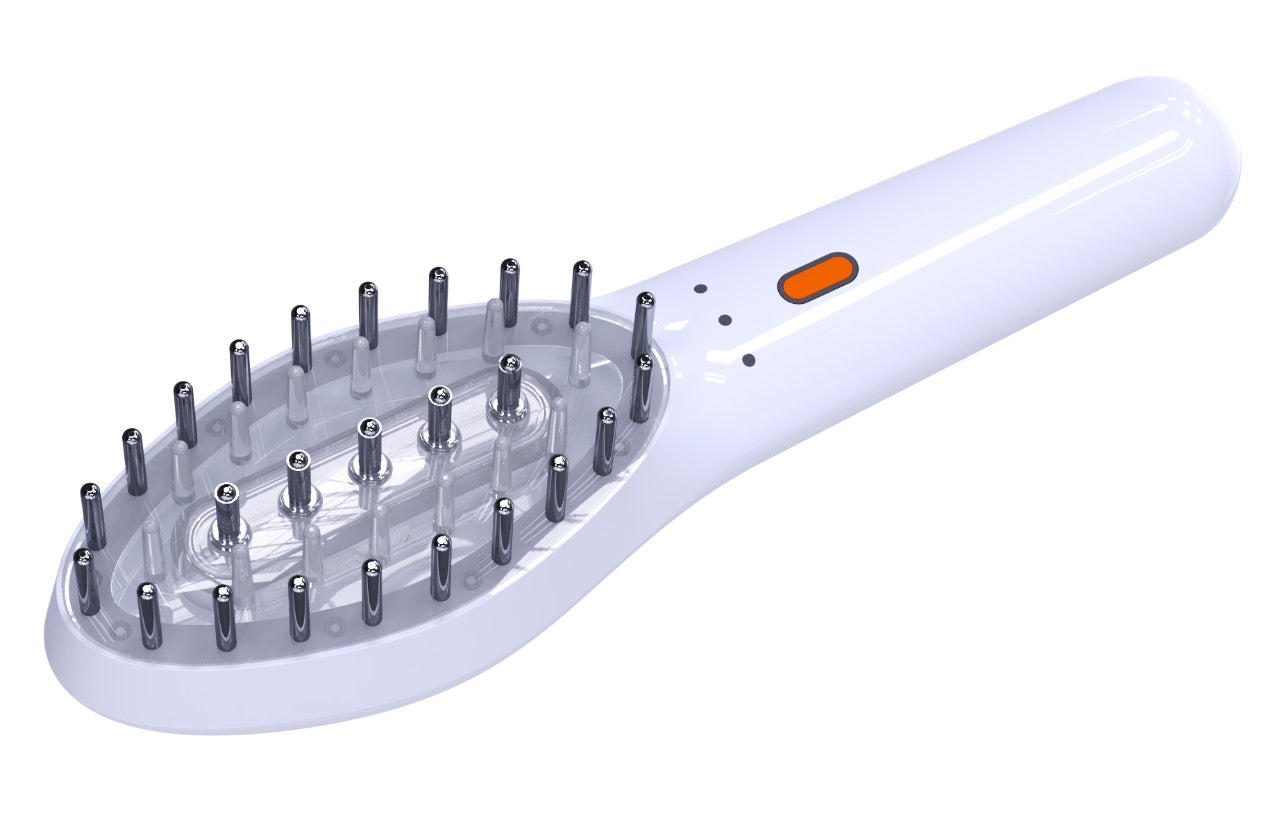 Red Light Massage Comb for Haircare | Electric Face & Body Guasha for Skincare
