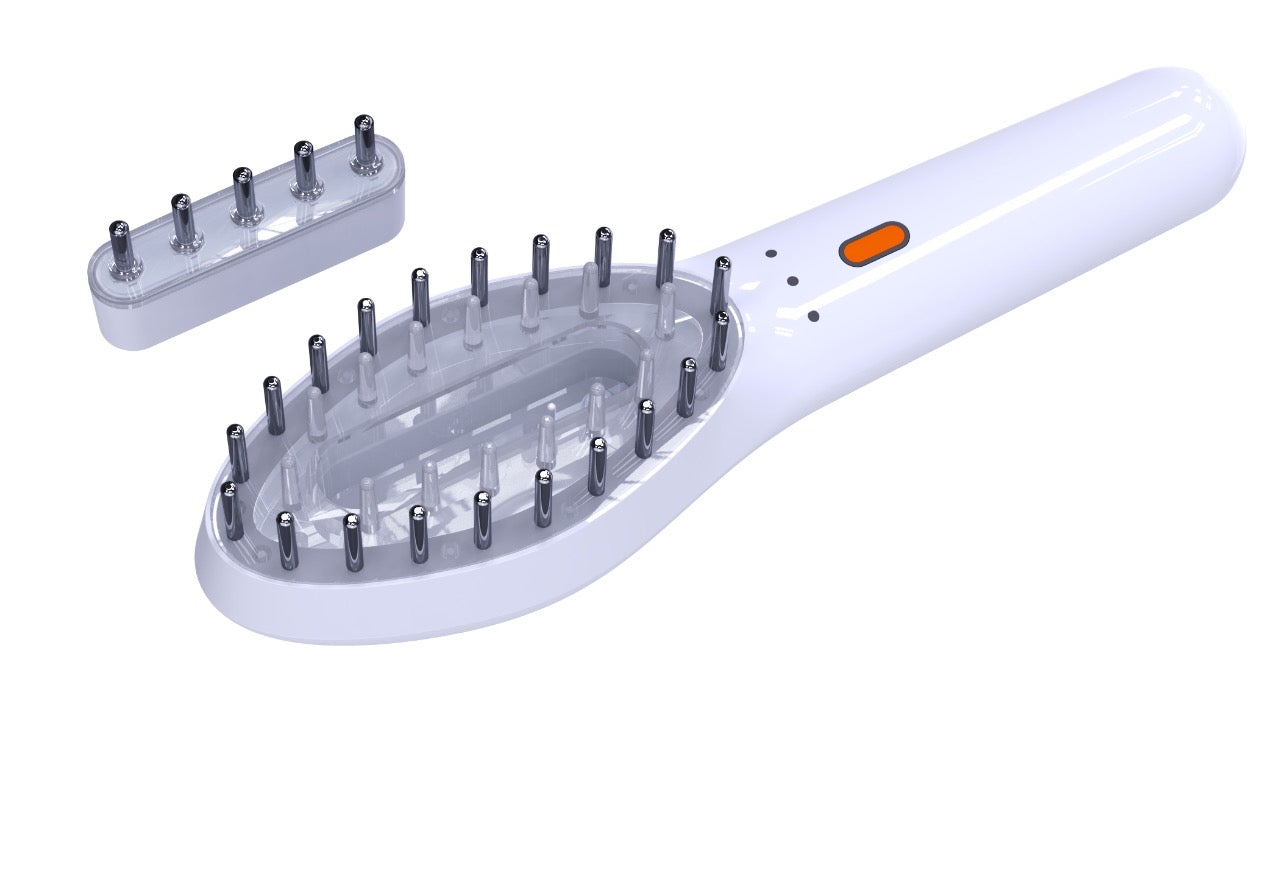 Red Light Massage Comb for Haircare | Electric Face & Body Guasha for Skincare