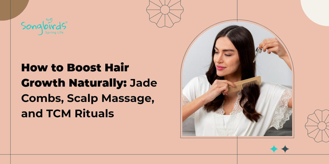 How to Boost Hair Growth Naturally: Jade Combs, Scalp Massage, and TCM Rituals