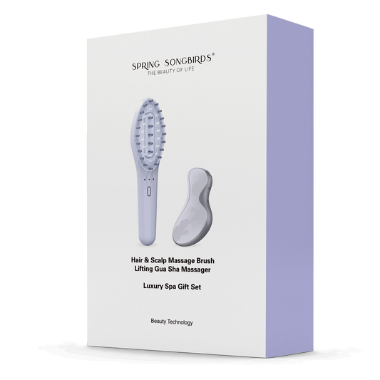 Red Light Massage Comb for Haircare | Electric Face & Body Guasha for Skincare