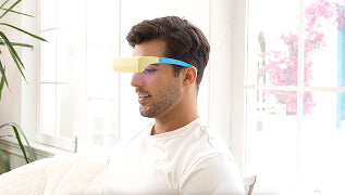 Blue & White Light Glasses with Eye Massager